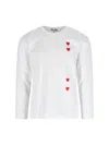 Comme Des Garçons Play T-shirts And Polos In White