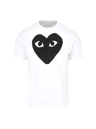 Comme Des Garçons Play T-shirts And Polos In White
