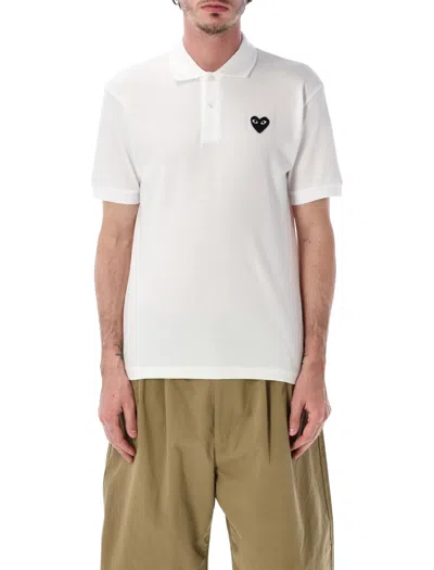 Comme Des Garçons Play Comme Des Garcons Play T Shirts And Polos White