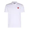COMME DES GARÇONS PLAY COMME DES GARCONS PLAY T-SHIRTS AND POLOS WHITE