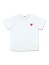 Comme Des Garçons Play T-shirt Comme Des Garcons Play Kids Color White In White