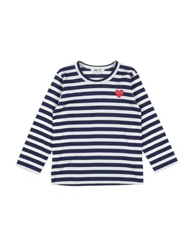 Comme Des Garçons Play Babies'  Toddler Boy T-shirt Blue Size 6 Cotton