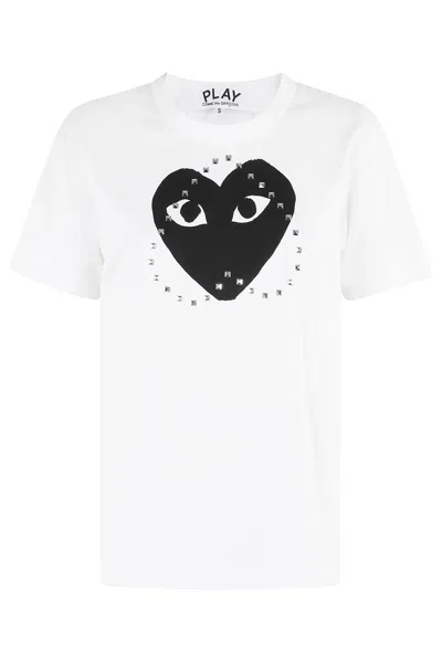 COMME DES GARÇONS PLAY TSHIRT LOGO