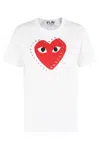 Comme Des Garçons Play Printed Red Heart T-shirt