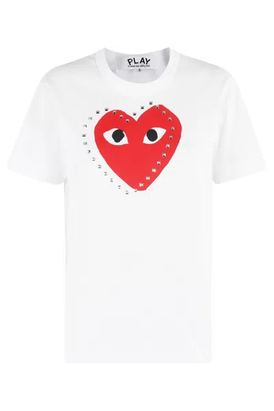 COMME DES GARÇONS PLAY TSHIRT LOGO