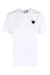 Comme Des Garçons Play Tshirt Metalstone In White