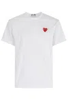 Comme Des Garçons Play Patch Logo Pullover In White