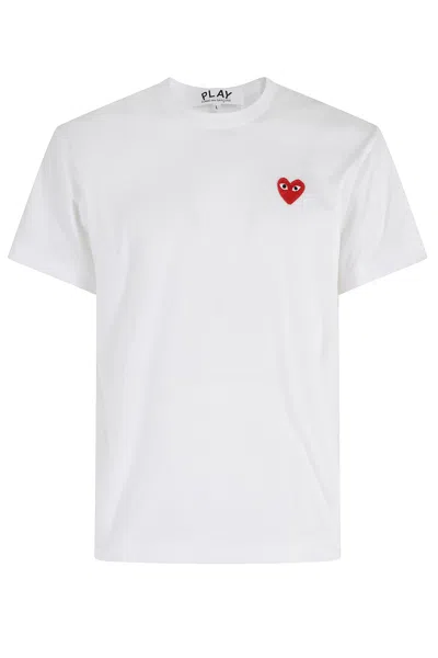 COMME DES GARÇONS PLAY TSHIRT RED EMBLEM