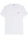 Comme Des Garçons Play Heart-patch Cotton T-shirt