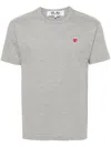 Comme Des Garçons Play Heart-patch Cotton T-shirt