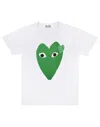 Comme Des Garçons Play T.shirt In White