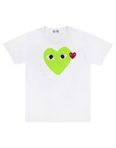 Comme Des Garçons Play T.shirt In White