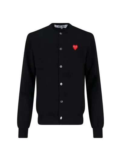 Comme Des Garçons Play Comme Des Garcons Play Unisex 100% Wool Sweater In Black