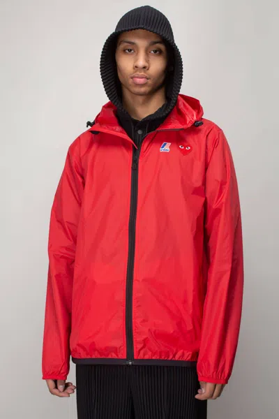 Comme Des Garçons Play Unisex Jacket In Red