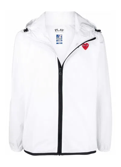 Comme Des Garçons Play Unisex Jacket In White