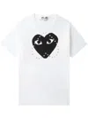 Comme Des Garçons Play Unisex T-shirt Print Black X Studs
