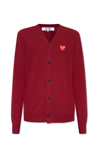 Comme Des Garçons Play V In Red