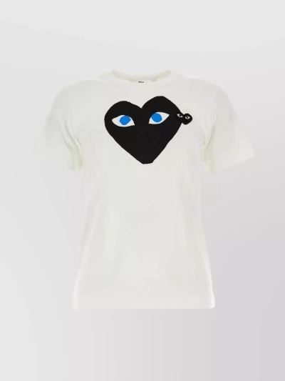 Comme Des Garçons Play Versatile Crew Neck T-shirt In Black