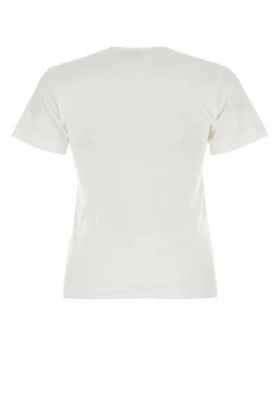 Comme Des Garçons Play White Cotton T-shirt