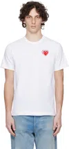 Comme Des Garçons Play T-shirt Comme Des Garcons Play Men Color White 1