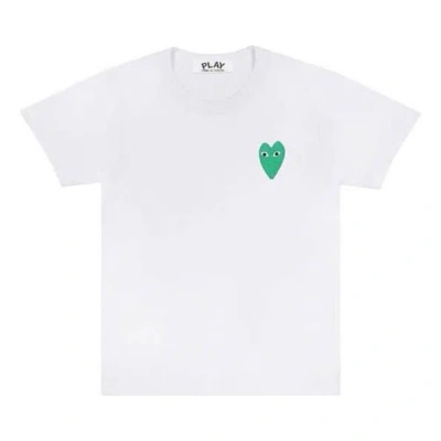 Comme Des Garçons Play (wmns) Comme Des Garcons Play Basic T-shirt Green Heart 'white'