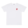 Comme Des Garçons Play (wmns) Comme Des Garcons Play Basic T-shirt Red Family Heart 'white'