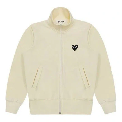 Comme Des Garçons Play (wmns) Comme Des Garcons Play Big Black Heart Track Jacket 'white'