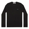 Comme Des Garçons Play (wmns) Comme Des Garcons Play Black Embroidered Long Sleeves 'black'