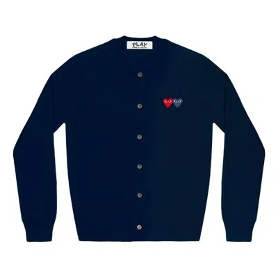 Comme Des Garçons Play (wmns) Comme Des Garcons Play Cardigan Double Emblem 'navy'