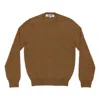 Comme Des Garçons Play (wmns) Comme Des Garcons Play Cardigan Pastel Series Sleeve Heart 'brown'