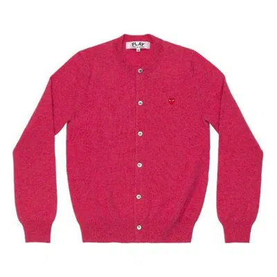 Comme Des Garçons Play (wmns) Comme Des Garcons Play Cardigan Red Emblem 'pink'