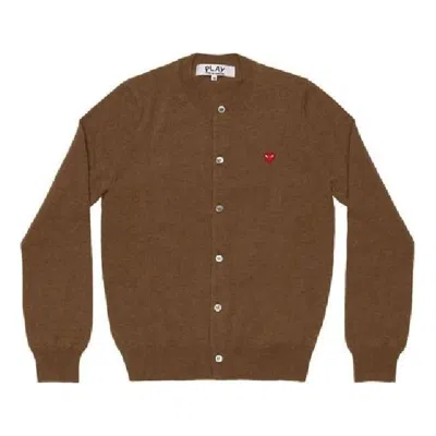 Comme Des Garçons Play (wmns) Comme Des Garcons Play Cardigan Small Red Heart 'brown'
