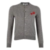 Comme Des Garçons Play (wmns) Comme Des Garcons Play Cardigan With Double Emblems 'grey'