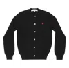 Comme Des Garçons Play (wmns) Comme Des Garcons Play Cardigan With Small Red Heart 'black'