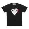 Comme Des Garçons Play (wmns) Comme Des Garcons Play Emblem Heart Tee 'black'