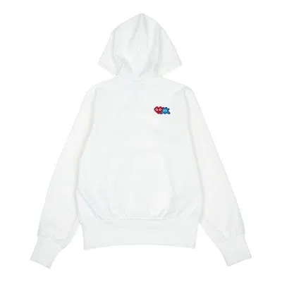 Comme Des Garçons Play (wmns) Comme Des Garcons Play Fw25 X Invader Zipped Hoodie 'white'