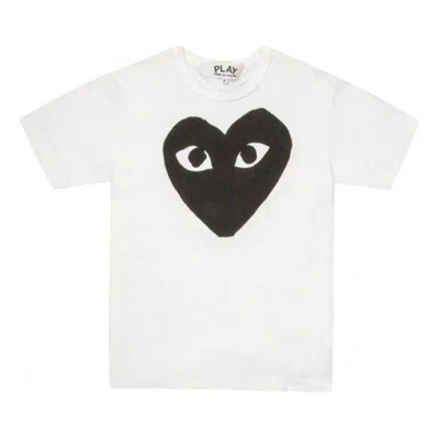 Comme Des Garçons Play (wmns) Comme Des Garcons Play Heart Logo Tee 'white Black'