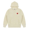Comme Des Garçons Play (wmns) Comme Des Garcons Play Hoodie 'ivory' In Neutral