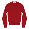 Comme Des Garçons Play (wmns) Comme Des Garcons Play L/s Basic T-shirt Small Red Emblem 'red'