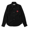 Comme Des Garçons Play (wmns) Comme Des Garcons Play L/s Shirt Red Emblem 'black'