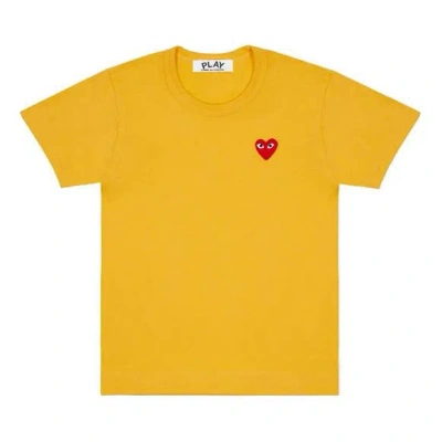 Comme Des Garçons Play (wmns) Comme Des Garcons Play Mini Logo Tee 'yellow'
