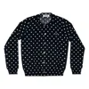 Comme Des Garçons Play (wmns) Comme Des Garcons Play Polka Dot Cardigan Black Emblem 'black'