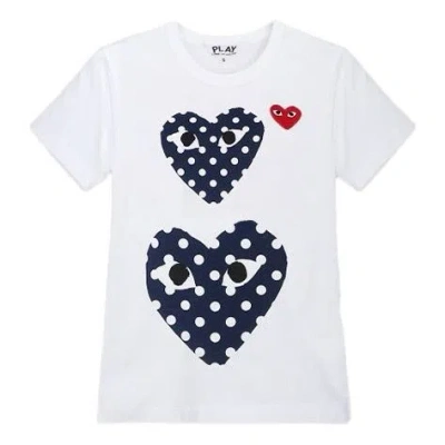 Comme Des Garçons Play (wmns) Comme Des Garcons Play Polka Dots Printing Short Sleeve 'white'