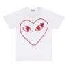 Comme Des Garçons Play T-shirt-xs Nd Comme Des Garcons Play Female In White