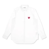 Comme Des Garçons Play (wmns) Comme Des Garcons Play Shirt Red Emblem 'white'