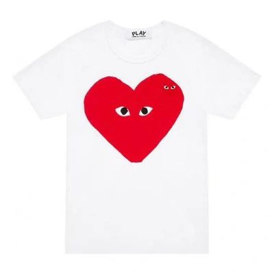 Comme Des Garçons Play (wmns) Comme Des Garcons Play Small Eyes Logo Tee 'white'