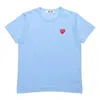 Comme Des Garçons Play (wmns) Comme Des Garcons Play Small Logo Tee 'blue'