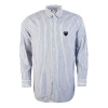 Comme Des Garçons Play (wmns) Comme Des Garcons Play Striped Shirt Black Emblem 'blue'