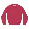 Comme Des Garçons Play (wmns) Comme Des Garcons Play V-neck Pullover With Small Red Heart 'pink'