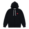 Comme Des Garçons Play (wmns) Comme Des Garcons Play Zip Hooded Jacket 'black'
